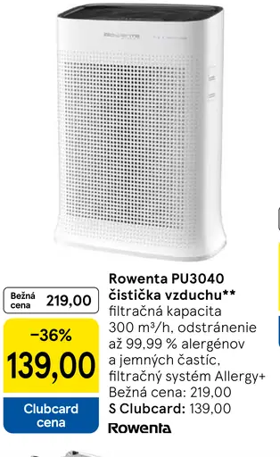 Rowenta čistička vzduchu