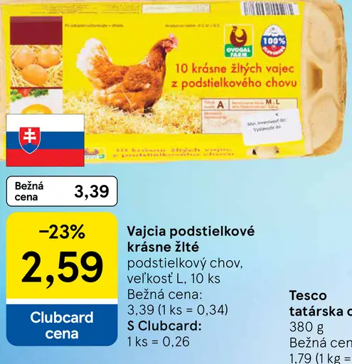 Vajcia podstielkové krásne žlté