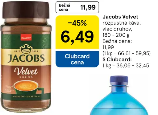 Jacobs Velvet Rozpustná káva