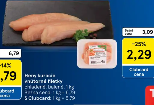 Hen kuracie vnútorné filety