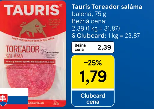 Tauris Toreador saláma