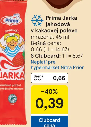 Prima Jarka Jahodová v kakaovej poleve