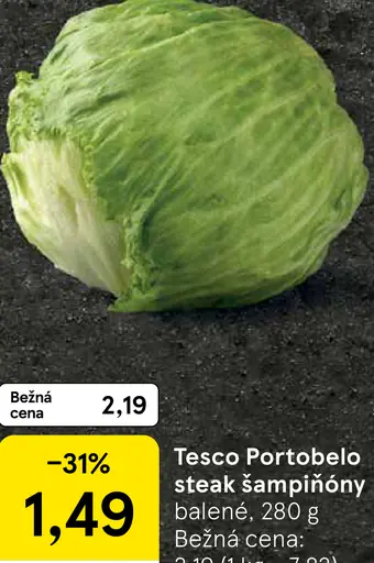 Tesco portobelo steak šampiňóny