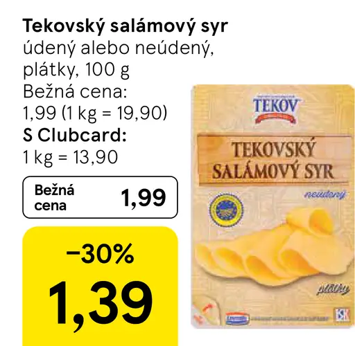 Tekovský salámový syr