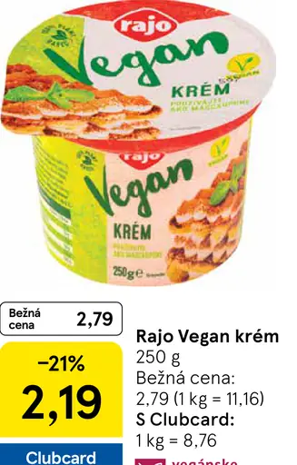 Rajo Vegan Krém