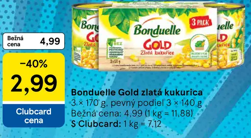 Bonduelle Gold Zlatá kukurica