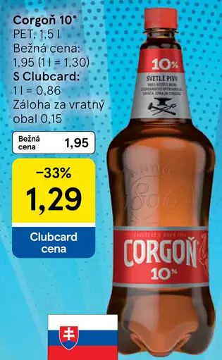 Corgoň 10° plechovka
