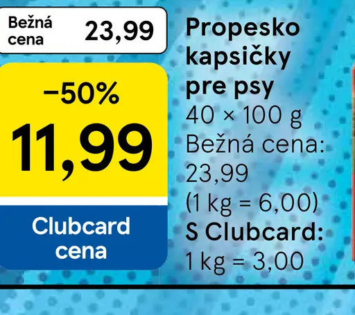 Propesko kapsičky pre psy