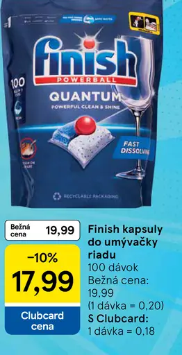 Finish Kapsuly do umývačky riadu
