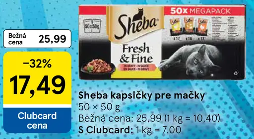 Sheba kapsičky pre mačky