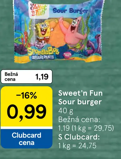 Sweet'n Fun Sour burger