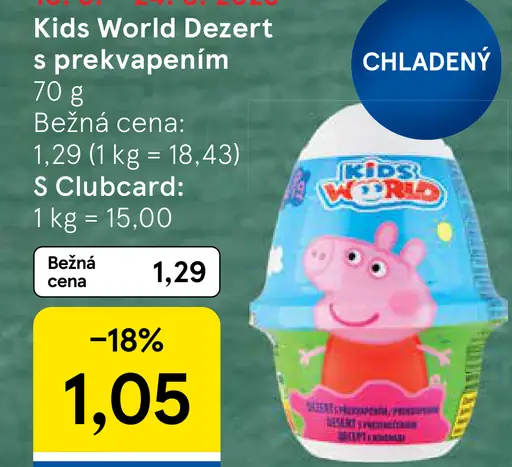 Kids World Dezert s prekvapením