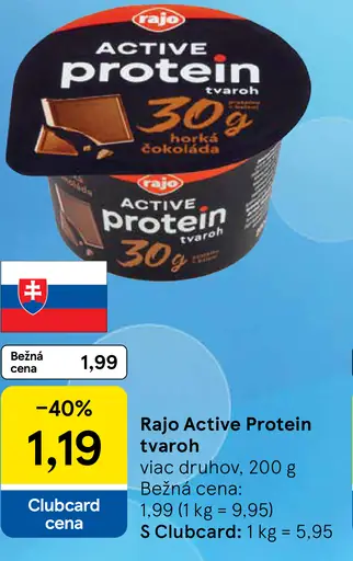 Rajo Active Protein tvaroh