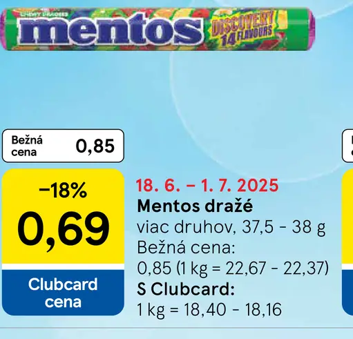 Mentos dražé