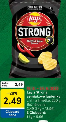 Lay's Strong zemiakové lupienky