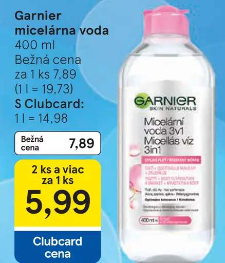 Garnier micelárna voda