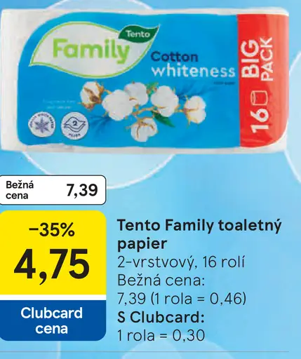 Tento Family toaletný papier