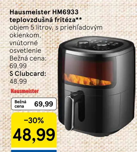 Hausmeister teplovzdušná fritéza