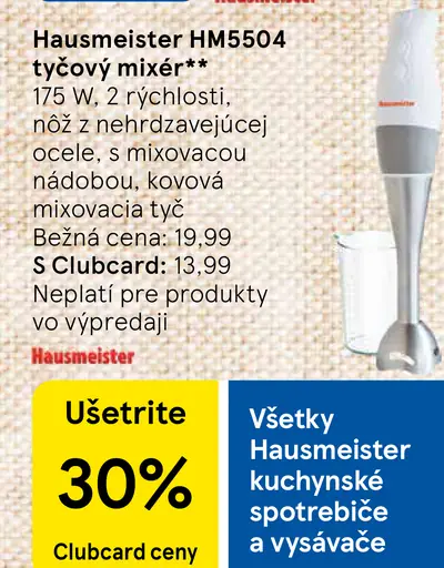 Hausmeister kuchynský mixér