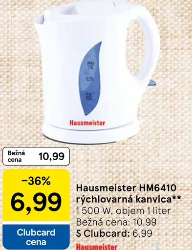 Hausmeister rýchlovarná kanvica