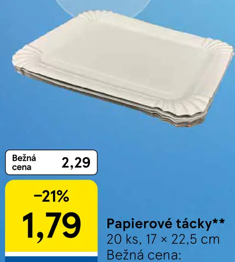 Papierové tácky