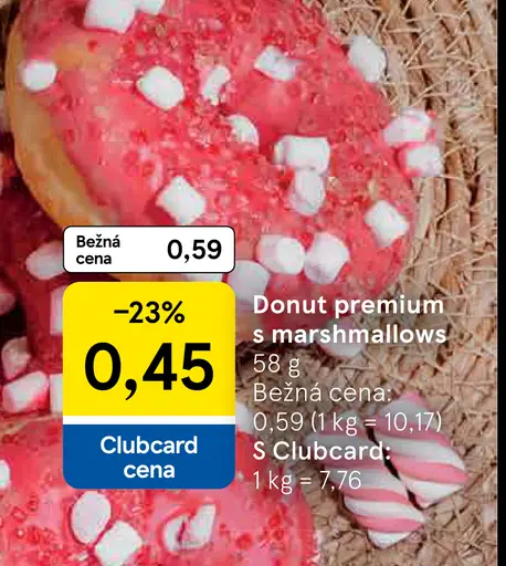 Donut premium s marshmallows