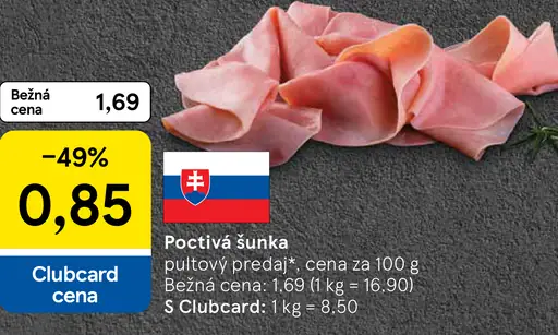 Poctivá šunka