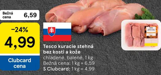 Tesco kuracie stehná celé