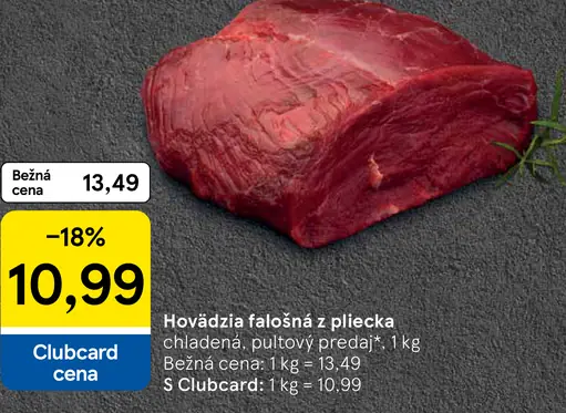 Hovädzia falošná z pliecka