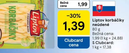 Liptov Korbáčiky neúdené