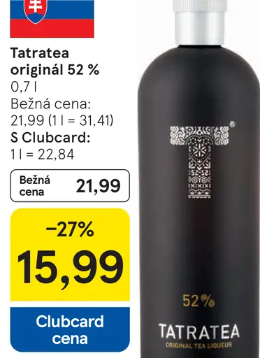 Tatratea originál 52 %