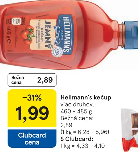 Hellmann's Kečup jemne štipľavý