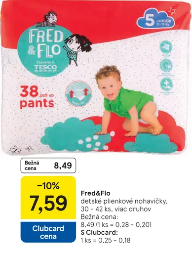 Fred&Flo detské plienkové nohavičky