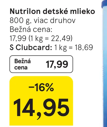 Nutrilon detské mlieko