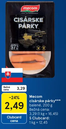 Mecom Cisárske párky