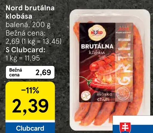 Nord Brutálna klobása
