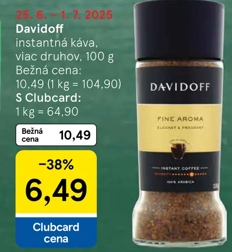 Davidoff Instantná káva