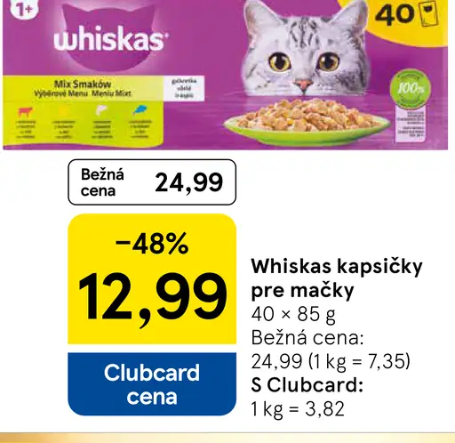 Whiskas Kapsičky pre mačky