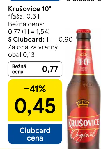Krušovice original plechovka