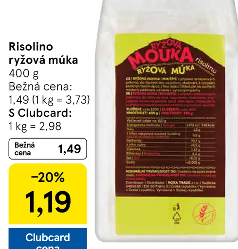 Risolino ryžová múka