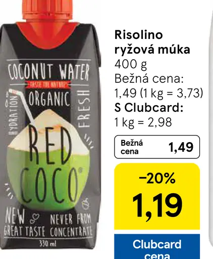 Redcoco Bio kokosová voda
