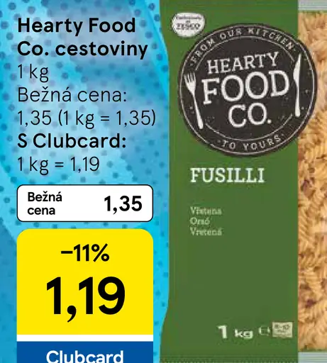 Hearty Food Co. cestoviny