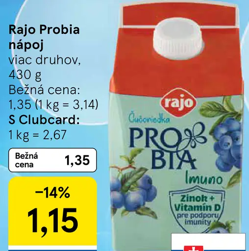 Rajo Probia nápoj
