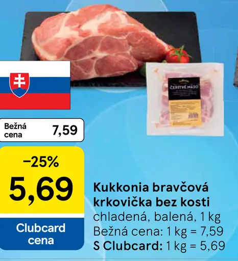 Kukkonia bravčová krkovička bez kosti