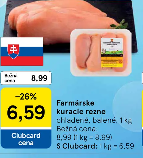 Farmárske kuracie rezne