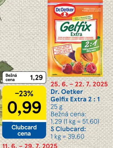 Dr. Oetker Gelfix Extra 2:
