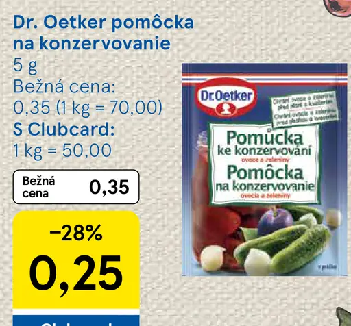 Dr. Oetker Pomôcka na konzervovanie