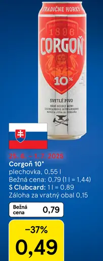 Corgoň 10°
