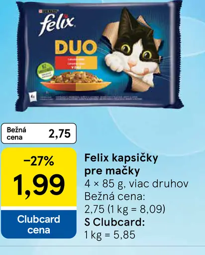 Felix kapsičky pre mačky