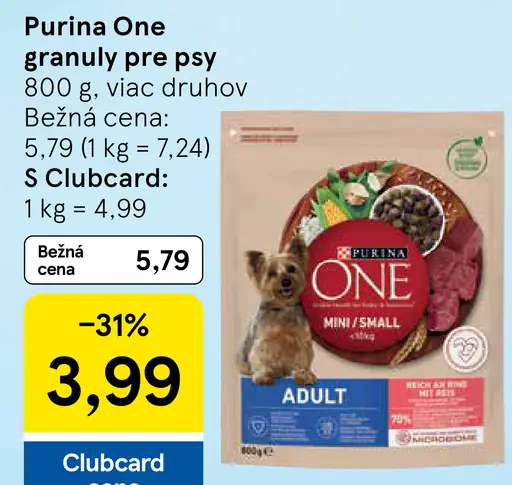 Purina One granuly pre psy